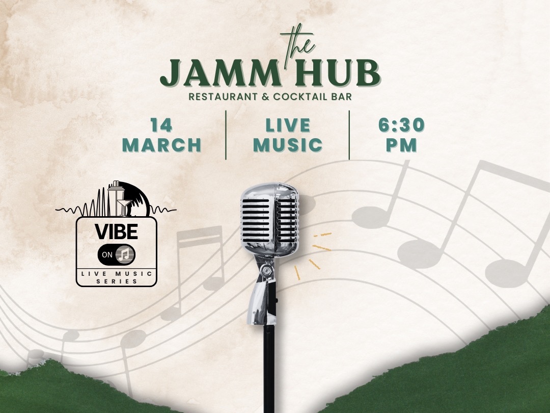 14 March, 6.30 pm VIBE ON: Live Music Series